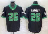 Philadelphia Eagles #26 Saquon Barkley black Nike Vapor F.U.S.E. Limited Jersey