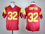 USC Trojans O.J. Simpson 32 Red College Football Throwback Jerseys