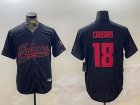 Nike Atlanta Falcons #18 Kirk Cousins black Color Rush Limited Jersey Joint name-BD