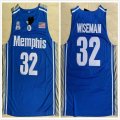 2020 Memphis Tigers #32 James Wiseman blue NCAA College basketball jersey-XD