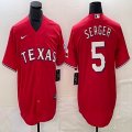 Nike Texas Rangers #5 Seager red majestic baseball jerseys