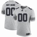 Customized Ohio State Buckeyes gray college football jersey