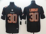 Denver Broncos #30 Phillip Lindsay Black new Nike Color Rush Limited Jersey