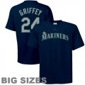 seattle mariners 24 GRIFFEY blue baseball jerseys