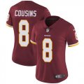 Women Washington Redskins #8 Kirk Cousins Nike red Color Rush Limited Jersey