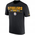 Pittsburgh Steelers Nike Sideline Legend Staff Performance T-Shirt - Black