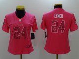 Women Oakland Raiders Charles Woodson 24 nike pink Color Rush Limited Jersey