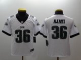 Youth Nike Philadelphia Eagles #36 Jay Ajayi white Color Rush Limited Jersey