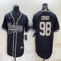 Nike Oakland Raiders #98 Maxx Crosby black baseball jerseys Joint name-BD