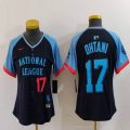 Women National League Shohei Ohtani Nike Navy 2024 MLB All-Star Game Limited Player Jersey 01