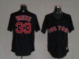 Boston Red Sox Jason Varitek 33# Black mlb jersey