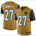 Jacksonville Jaguars #27 Leonard Fournette yellow nike Color Rush Limited Jersey