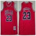 Chicago Bulls #23 Michael Jordan red throwback The final nba jersey-TY