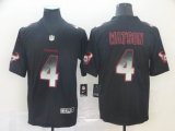 Houston Texans #4 Deshaun Watson Nike black Color Rush Limited Jersey Fireworks version