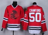 Chicago Blackhawks Corey Crawford #50 red Ice Hockey Jersey