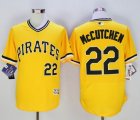 2016 Pittsburgh Pirates 22 Andrew McCutchen yellow Flexbase Authentic Collection Jersey