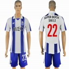 2016-2017 Porto club DANILO #22 white blue soccer jersey home