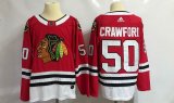 Adidas Chicago Blackhawks #50 Corey Crawford red hockey jersey