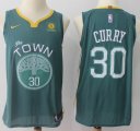 Nike Golden State Warriors #30 Stephen Curry green nba basketball jerseys-HMD