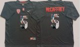 NCAA Stanford Cardinals #5 Christian McCaffrey black fashion college football jersey