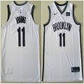 Brooklyn Nets #11 Kyrie Irving white nike NBA basketball Jerseys-ty