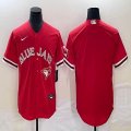 Nike Toronto Blue Jays blank red majestic baseball Jerseys-BD