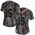 Women Detroit Lions #15 Golden Tate III nike Camo Color Rush Limited Jersey