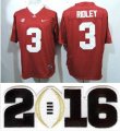 2016 New Alabama Crimson Tide #3 Calvin Ridley College Football Limited Jerseys - Red