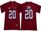 Bryce Love Jersey #20 Stanford Cardinal College red Sewn Blackout Football Jersey