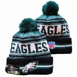 2024 NPhiladelphia Eagles green white black NFL Sports Cuffed Knit Hats 01