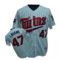 Minnesota Twins LIRIANO 47# White mlb jersey