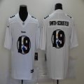 Pittsburgh Steelers #19 Smith-Schuster Nike white fashion Color Rush Limited Jersey-BD