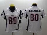 Women Nike New England Patriots #80 Danny Amendola white Color Rush Limited Jersey