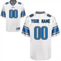 Detroit Lions Customized Personalized White Jersey