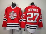 Reebok Chicago Blackhawks 27 ROENICK red 2013 NHL Stanley Cup Final Champions Silver