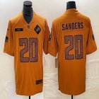 Detroit Lions #20 Barry Sanders2023 Brown Salute To Service Limited Jerseys