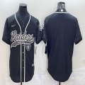 Nike Oakland Raiders black baseball jerseys Joint name-BD