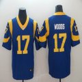 Nike Los Angeles Rams #17 Robert Woods blue Color Rush Limited Jerseys-city version