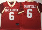 2018 Oklahoma Sooners #6 Baker Mayfield red New College Football Jersey-PNS