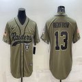 Nike Oakland Raiders #13 Renfrow Salute to Service Retired Limited Jersey Joint name-BD