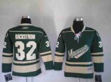 Minnesota Wild 32# BACKSTROM green kids NHL jerseys