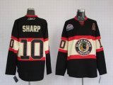 Chicago Blackhawks #10 SHARP black kid nhl jersey