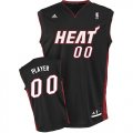 Miami Heat Custom black adidas Road Jersey for sale