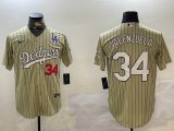 Los Angeles Dodgers 34 Fernando Valenzuela green majestic baseball Jerseys -BD 02