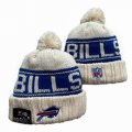 2024 Buffalo Bills beige blue NFL Sports Cuffed Knit Hats 03