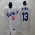 Nike Los Angeles Dodgers #13 Max Muncy white Flexbase Authentic Collection Jersey