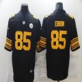 Nike Pittsburgh Steelers #85 Eric Ebron black yellow Color Rush Limited Jersey-BD