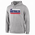 2018 World cup Australia Fanatics Branded Devoted Pullover Hoodie - Heather Gray