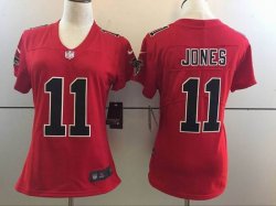 Women Atlanta Falcons #11 Julio Jones Nike red Color Rush Limited Jersey