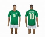 2014 World cup Ivory coast GERVINHO 10 green soccer jerseys away